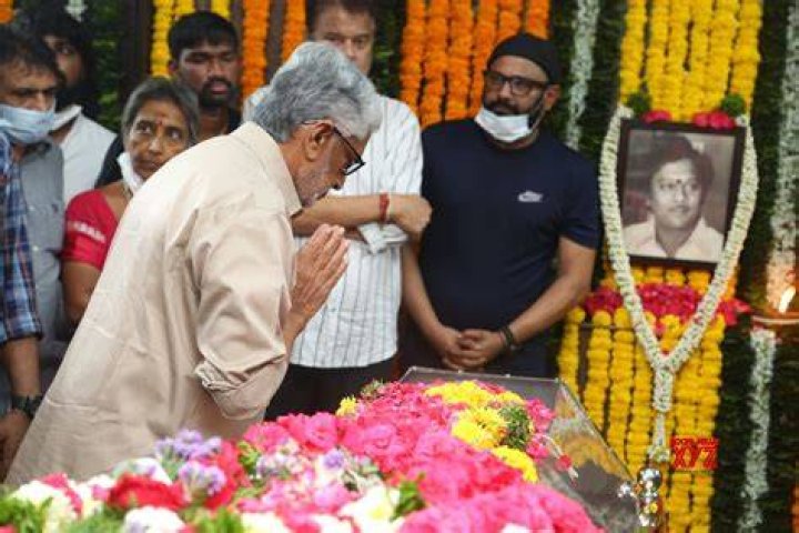 Celebrities pay tributes to Krishnam Raju Telugu Cinema