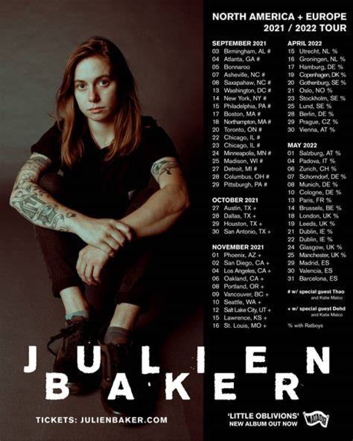 Julien Baker announces 2022 UK and European tour
