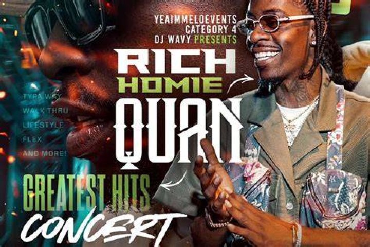 Rich Homie Quan Biglietti Concerti e Tour 2023 2024 Wegow