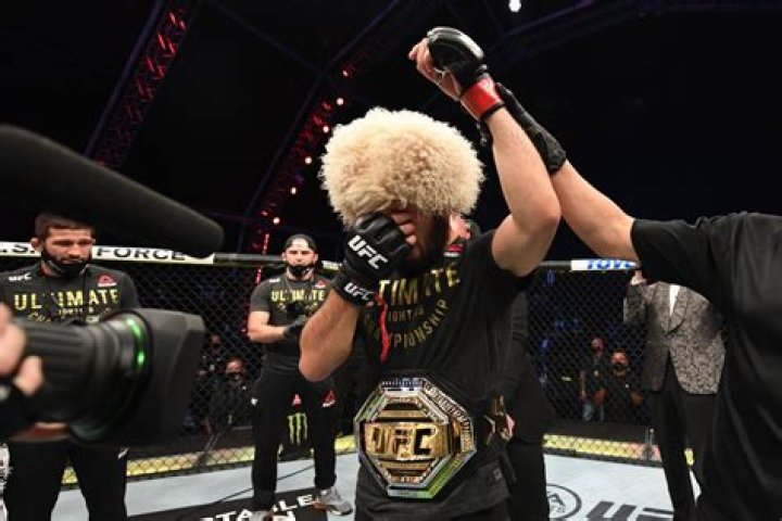 UFC 254 Emotional Khabib Nurmagomedov retires on top